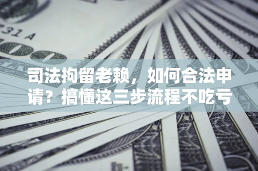 济南司法拘留老赖，如何合法申请？搞懂这三步流程不吃亏！