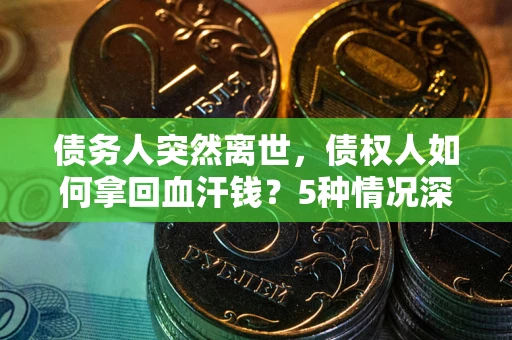 济南债务人突然离世，债权人如何拿回血汗钱？5种情况深度解析