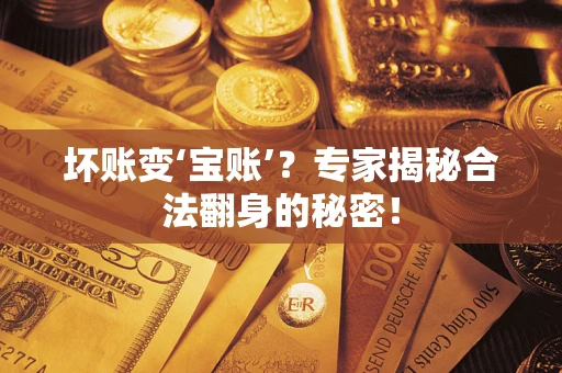 济南坏账变‘宝账’？专家揭秘合法翻身的秘密！