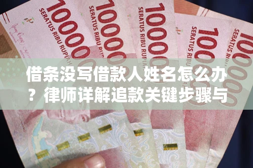 济南借条没写借款人姓名怎么办？律师详解追款关键步骤与证据链构建